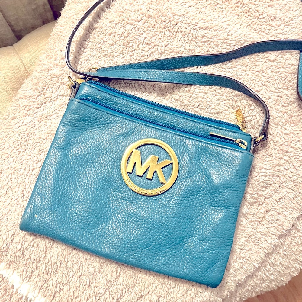 Michael Kors Aqua Fulton Crossbody bag
